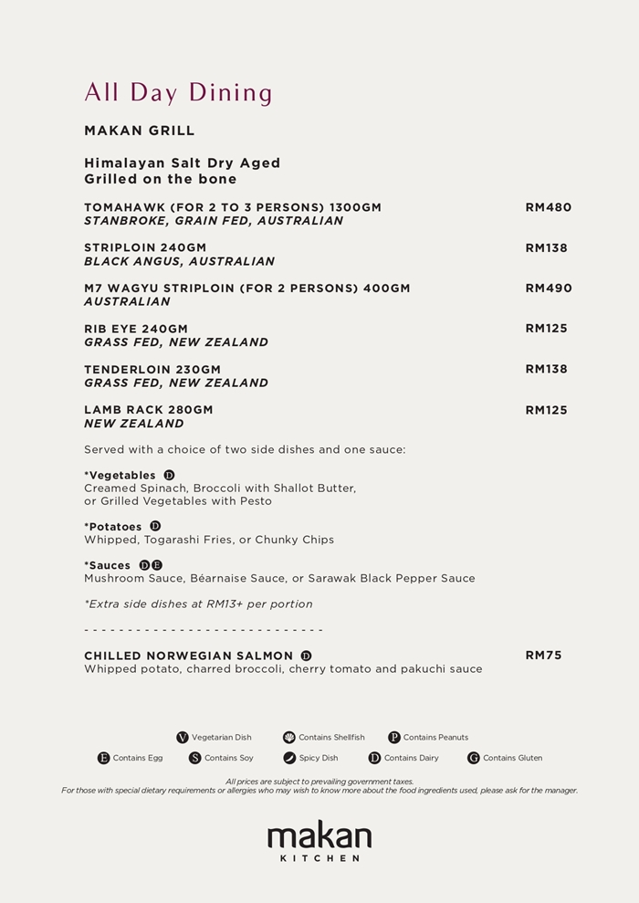 Makan Kitchen Hilton Kuching Local, Hilton Kuching, TABLEAPP