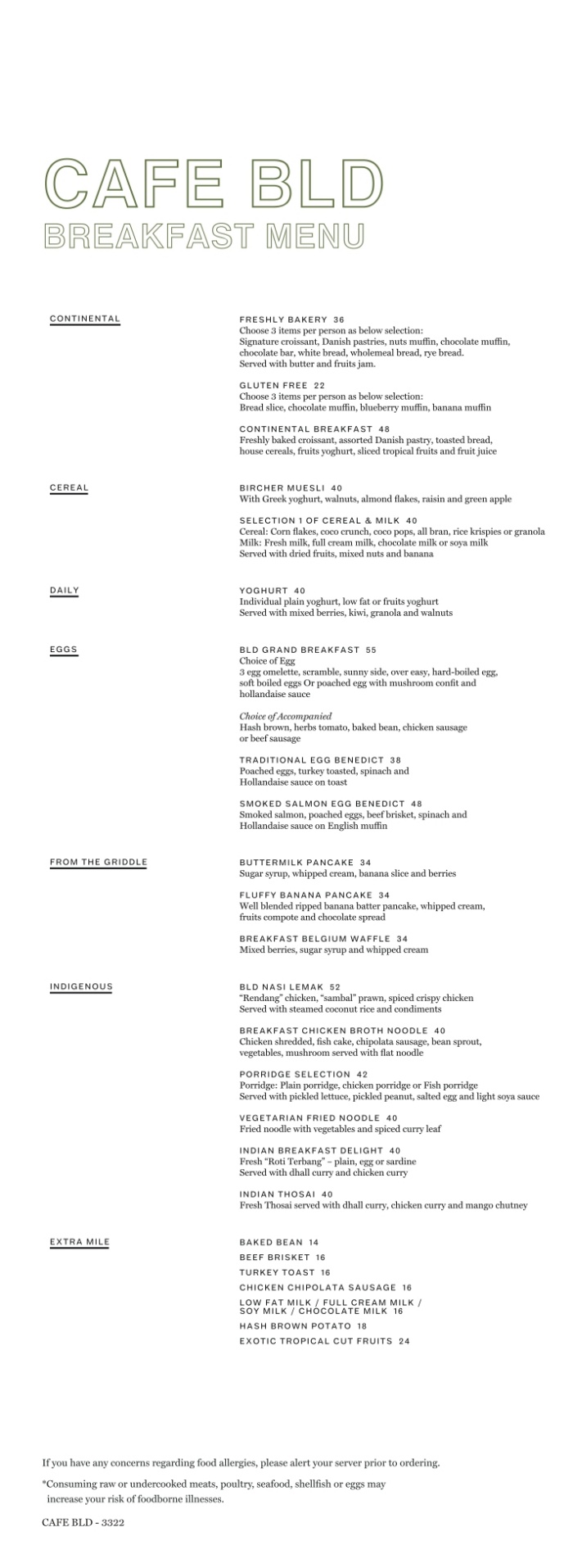 Cafe BLD Renaissance Johor Bahru Hotel International, Renaissance