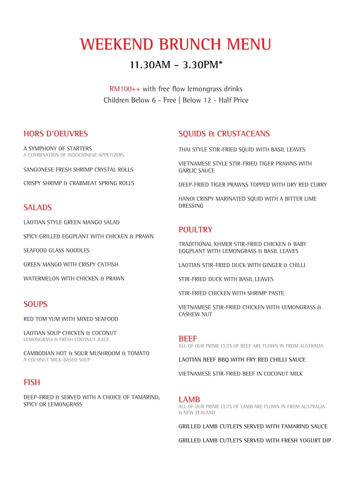 Tamarind Springs Indochinese, Ampang, TABLEAPP