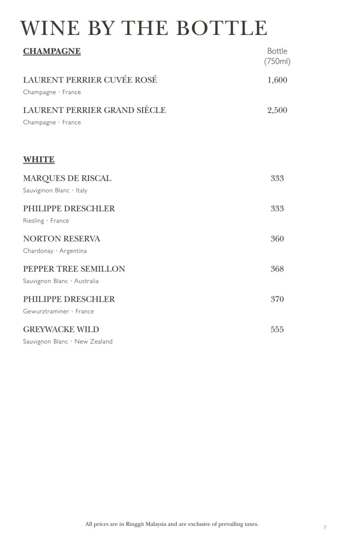 OneSixFive Lounge @ InterContinental Kuala Lumpur - Western ...