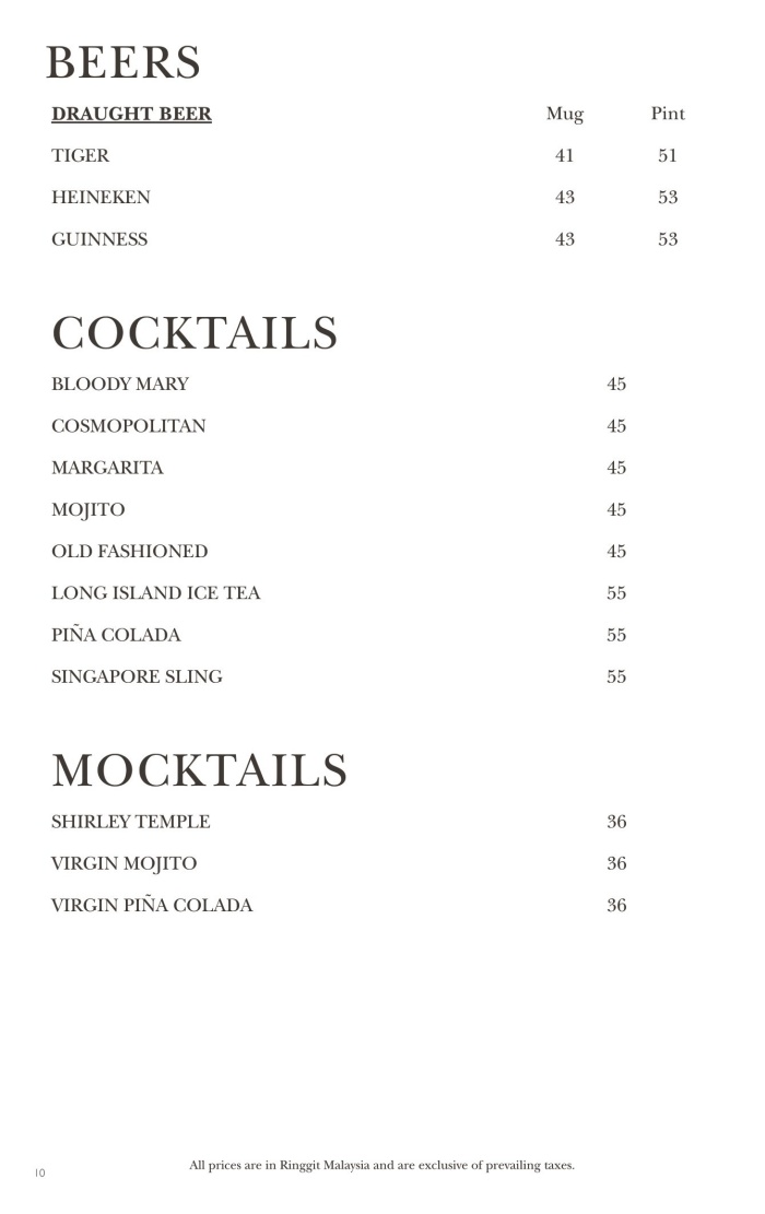 OneSixFive Lounge @ InterContinental Kuala Lumpur - Western ...