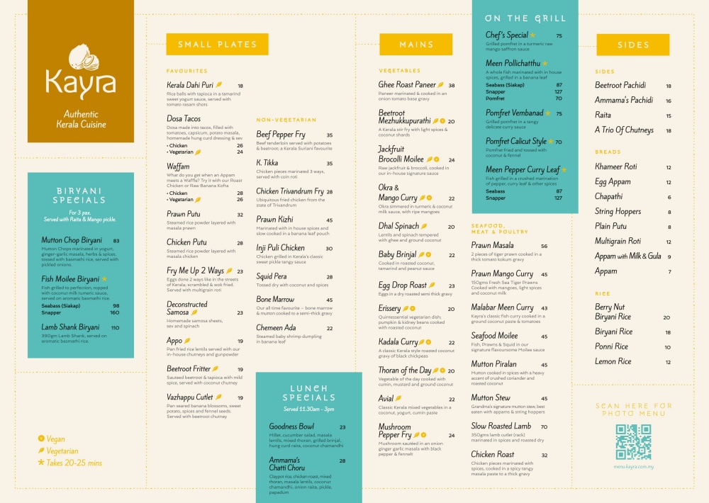 Kayra Bangsar Village Indian, Bangsar Village, TABLEAPP