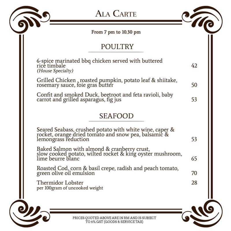 Beach Blanket Babylon. Aircon section available from 123pm (latest