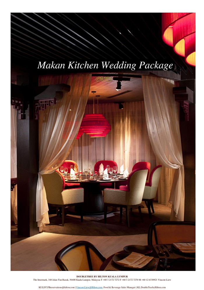 Makan Kitchen DoubleTree by Hilton Hotel Kuala Lumpur Malay