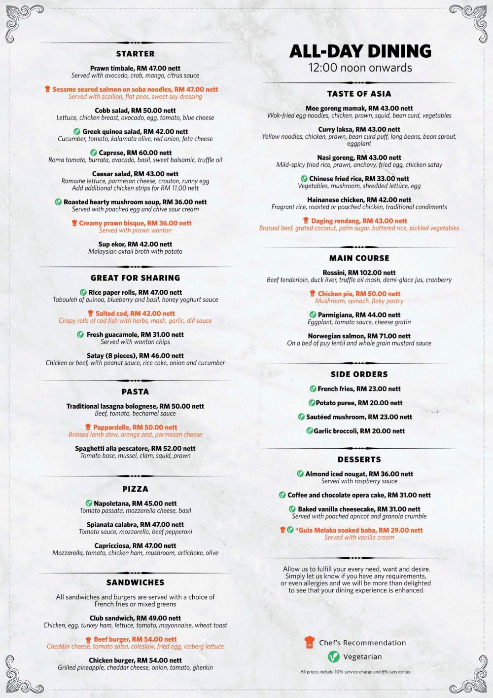 The Mill Cafe Grand Millennium Hotel Kuala Lumpur Local, Grand Millennium Kuala Lumpur