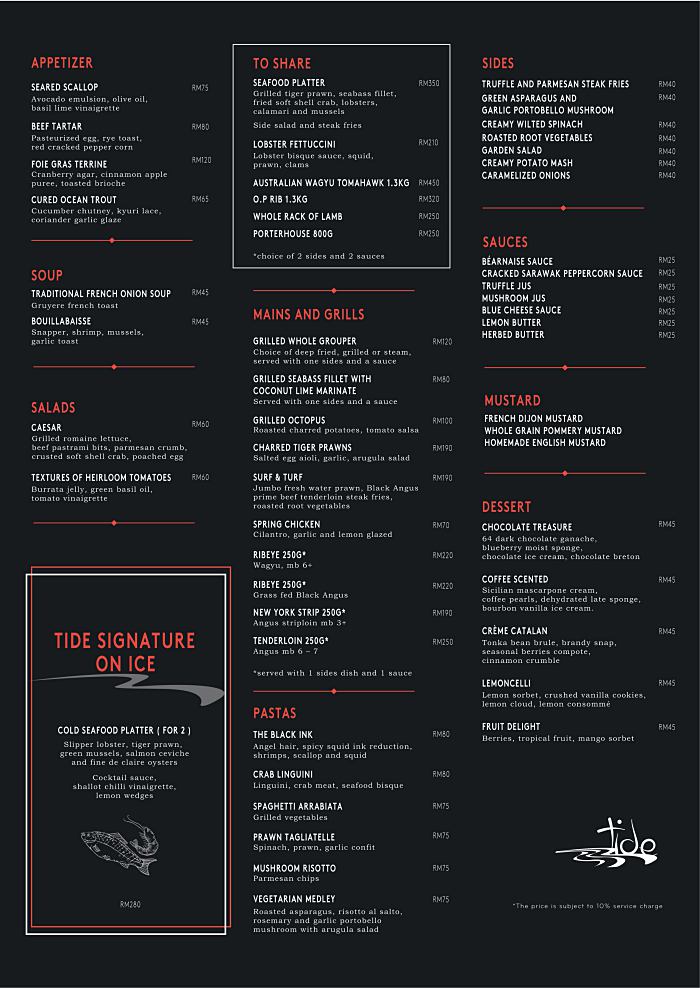 Tide The Westin Langkawi Resort & Spa Steakhouse, The Westin