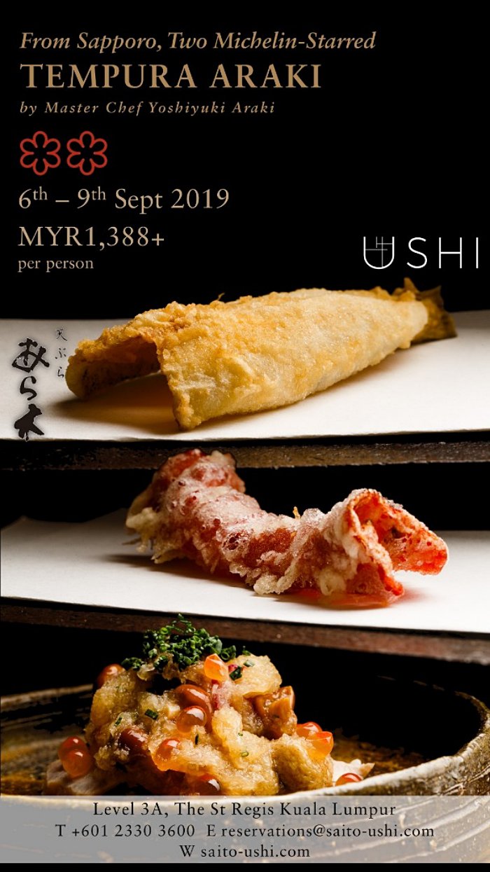 USHI Japanese, The St. Regis Kuala Lumpur, TABLEAPP